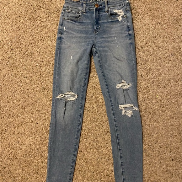 American eagle super stretch denim skinny jeans - Picture 8 of 9
